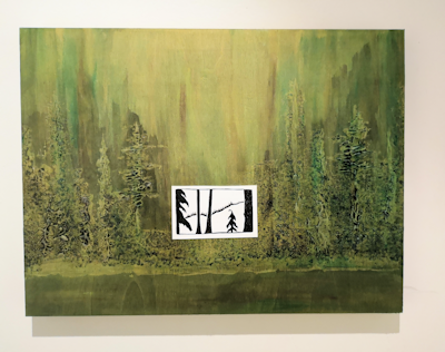 Winter is Green, a three part series of paintings depicting west coast winter by Andrea Goodman